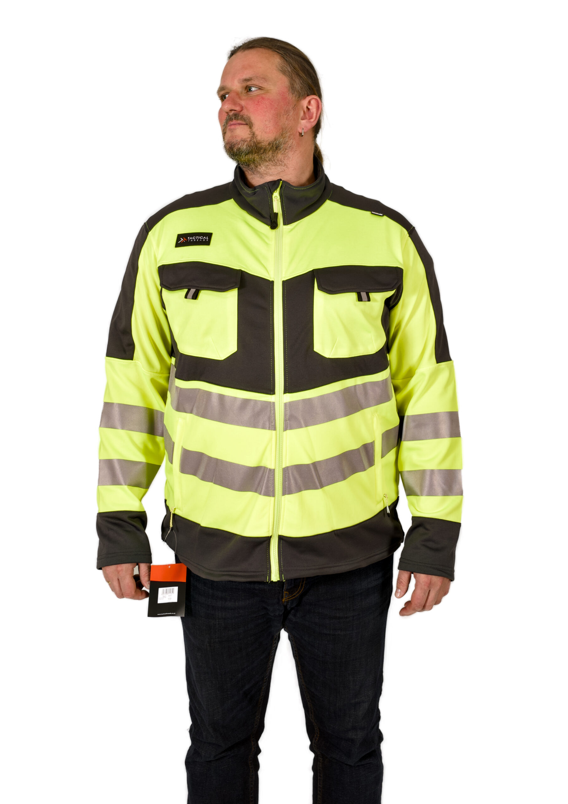 Bluza robocza polarowa Tactical Threads TRA473 odblaskowa XXXL EU 62 - obrazek 4