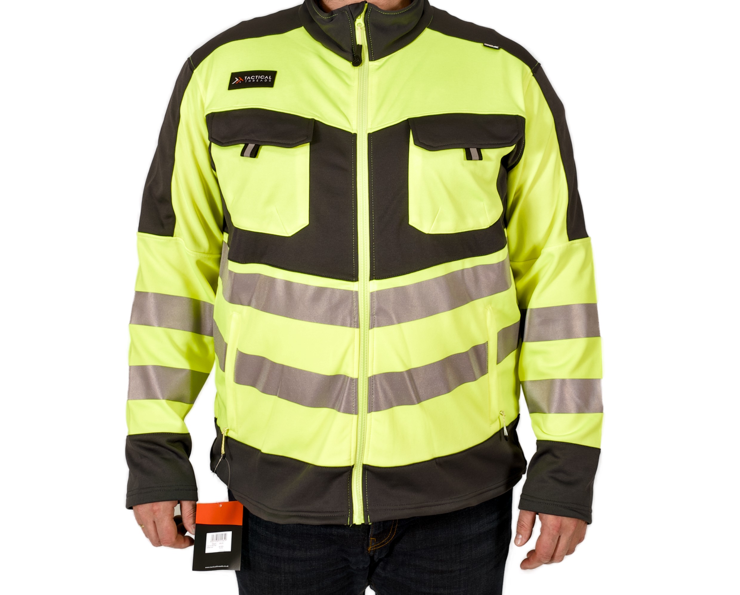 Bluza robocza polarowa Tactical Threads TRA473 odblaskowa XXXL EU 62